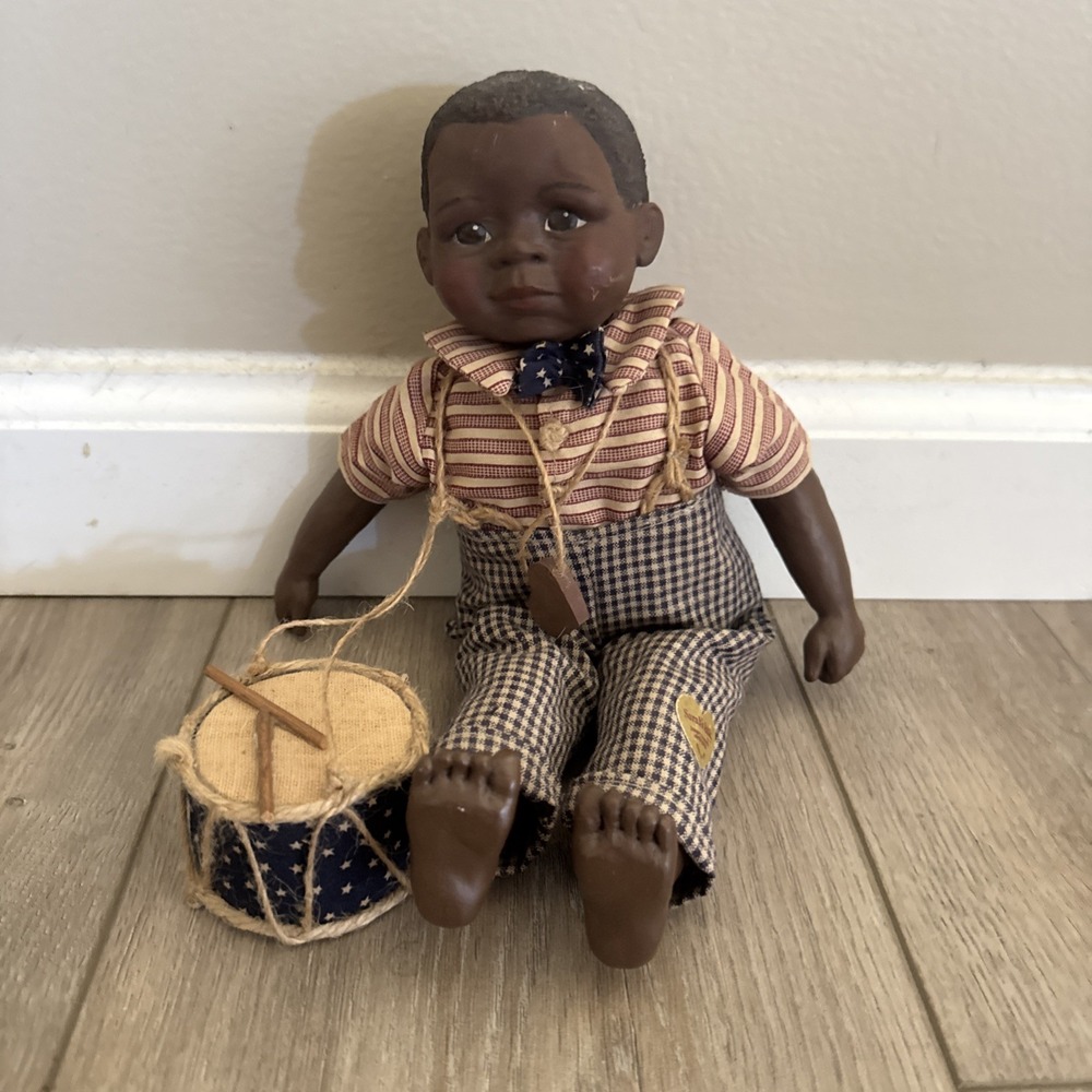 Vintage Sarah's Attic Limited Edition African AmericanHickory Figurine 242/12000
